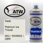 Preview: Saab, Platinum Ice Tricoat, 94U / WA560Q / GBR: 400ml Sprühdose, von ATW Autoteile West.